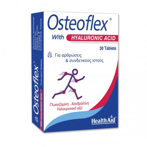 Health Aid Osteoflex With Hyaluronic Acid, 30 ταμπλέτες